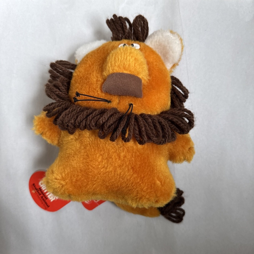 Vintage Lionel Lion Musical Critter Stuffed Animal "Marching Song" With Tag WRKS